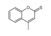 4-methylchromene-2-thione Structure