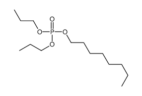 octyl dipropyl phosphate Structure