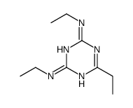 2-Ethyl-4,6-bis(ethylamino)-1,3,5-triazine Structure