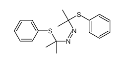 bis(2-phenylsulfanylpropan-2-yl)diazene Structure