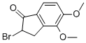 2-bromo-2,3-dihydro-4,5-dimethoxy-1h-inden-1-one结构式