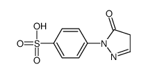 4-(5-oxo-4H-pyrazol-1-yl)benzenesulfonic acid结构式