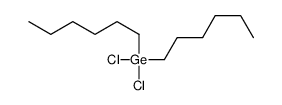 dichloro(dihexyl)germane Structure