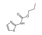 Carbamic acid,2-thiazolyl-,propyl ester (9CI) structure