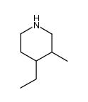 4-ethyl-3-methyl-piperidine Structure