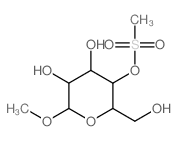 6-(hydroxymethyl)-2-methoxy-5-methylsulfonyloxy-oxane-3,4-diol Structure