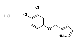 2-[(3,4-dichlorophenoxy)methyl]-1H-imidazole,hydrochloride Structure