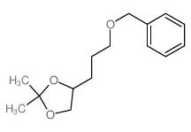 1,3-Dioxolane,2,2-dimethyl-4-[3-(phenylmethoxy)propyl]-结构式