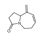 9-methylidene-2,5,6,9a-tetrahydro-1H-pyrrolo[1,2-a]azepin-3-one结构式