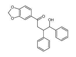 1-(1,3-benzodioxol-5-yl)-4-hydroxy-3,4-diphenylbutan-1-one Structure