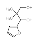 1-(furan-2-yl)-2,2-dimethylpropane-1,3-diol structure