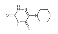 5-N-吗啉-6-氮杂尿嘧啶结构式