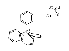 tetraphenylphosphonium trithiocarbonatocuprate(I)结构式