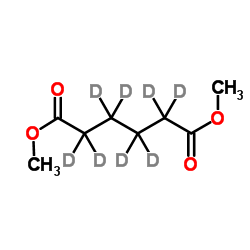 Dimethyl (2H8)hexanedioate Structure