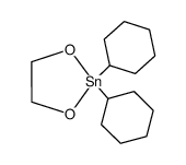 2,2-dicyclohexyl-1,3-dioxa-2-stannolane结构式