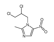 1-(2,3-Dichloropropyl)-2-methyl-5-nitro-1H-imidazole structure