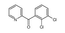 2-(2,3-DICHLOROBENZOYL)PYRIDINE结构式