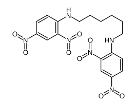 N,N'-bis(2,4-dinitrophenyl)hexane-1,6-diamine Structure