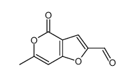 6-methyl-4-oxofuro[3,2-c]pyran-2-carbaldehyde结构式