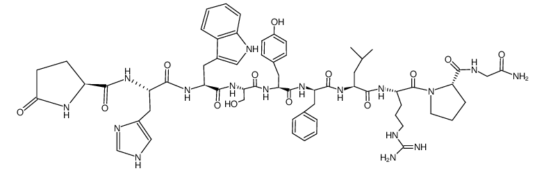 LHRH, Phe(6)-结构式