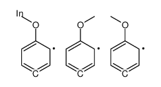 tris(4-methoxyphenyl)indigane Structure