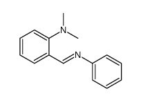 N,N-dimethyl-2-(phenyliminomethyl)aniline Structure