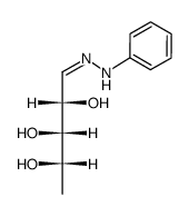 5-deoxy-L-xylose phenylhydrazone Structure