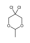 5,5-dichloro-2-methyl-1,3-dioxane Structure