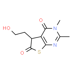 Thieno[2,3-d]pyrimidine-2,4(1H,3H)-dione, 3-(2-hydroxyethyl)-5,6-dimethyl- (9CI) Structure