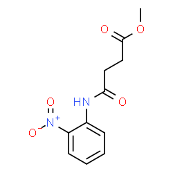 Methyl 4-[(2-nitrophenyl)amino]-4-oxobutanoate结构式