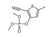 (2-cyano-5-methylthiophen-3-yl) dimethyl phosphate结构式