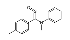 N-methyl-N-[(4-methylphenyl)-sulfinylmethyl]aniline结构式