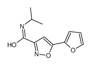 5-(furan-2-yl)-N-propan-2-yl-1,2-oxazole-3-carboxamide Structure