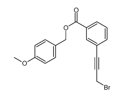 (4-methoxyphenyl)methyl 3-(3-bromoprop-1-ynyl)benzoate Structure