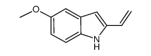 1H-Indole,2-ethenyl-5-methoxy-(9CI)结构式