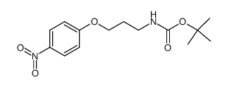 tert-butyl (3-(4-nitrophenoxy)propyl)carbamate结构式