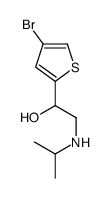 1-(4-Bromo-2-thienyl)-2-isopropylaminoethanol structure