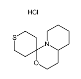 decahydro-spiro[pyrido[1,2-c][1,3]oxazine-1,4'-thiopyran], hydrochloride Structure