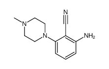 2-amino-6-(4-methylpiperazin-1-yl)benzonitrile Structure