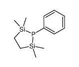 2,2,5,5-tetramethyl-1-phenyl-1,2,5-phosphadisilolane结构式