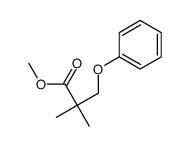 methyl 2,2-dimethyl-3-phenoxypropanoate Structure