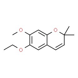 6-Ethoxy-7-methoxy-2,2-dimethyl-2H-chromene Structure