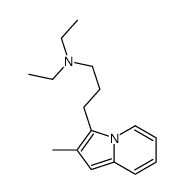 3-(3-Diethylaminopropyl)-2-methylindolizine structure