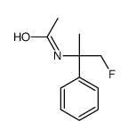 N-(1-fluoro-2-phenylpropan-2-yl)acetamide结构式