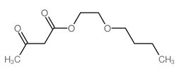 Butanoic acid, 3-oxo-,2-butoxyethyl ester结构式