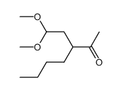 3-(2,2-dimethoxy-ethyl)-heptan-2-one Structure