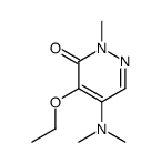 5-Dimethylamino-4-ethoxy-2-methyl-3(2H)-pyridazinone structure