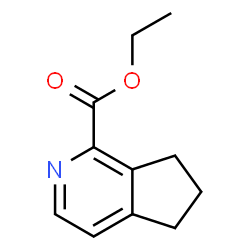 5H-Cyclopenta[c]pyridine-1-carboxylicacid,6,7-dihydro-,ethylester(9CI) Structure