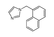 1-(naphthalen-1-ylmethyl)imidazole结构式