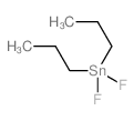 Stannane, difluorodipropyl- structure